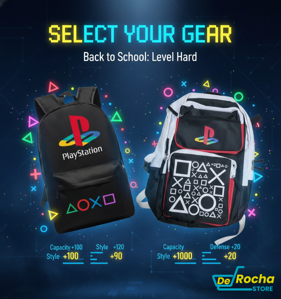 Maleta Gamer PlayStation Edition